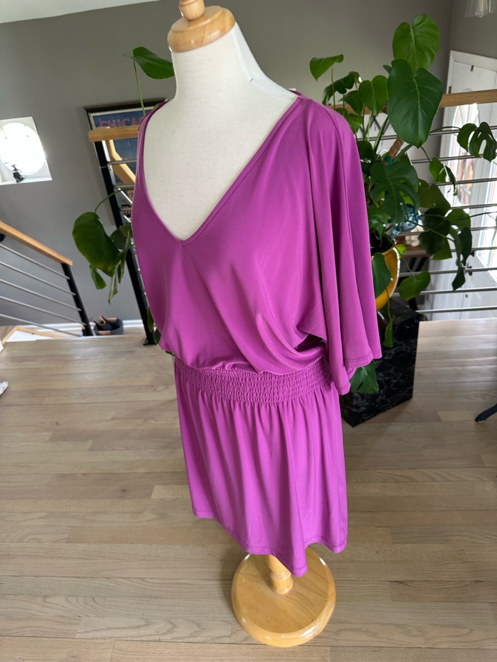 White House Black Market Fuchsia Dress